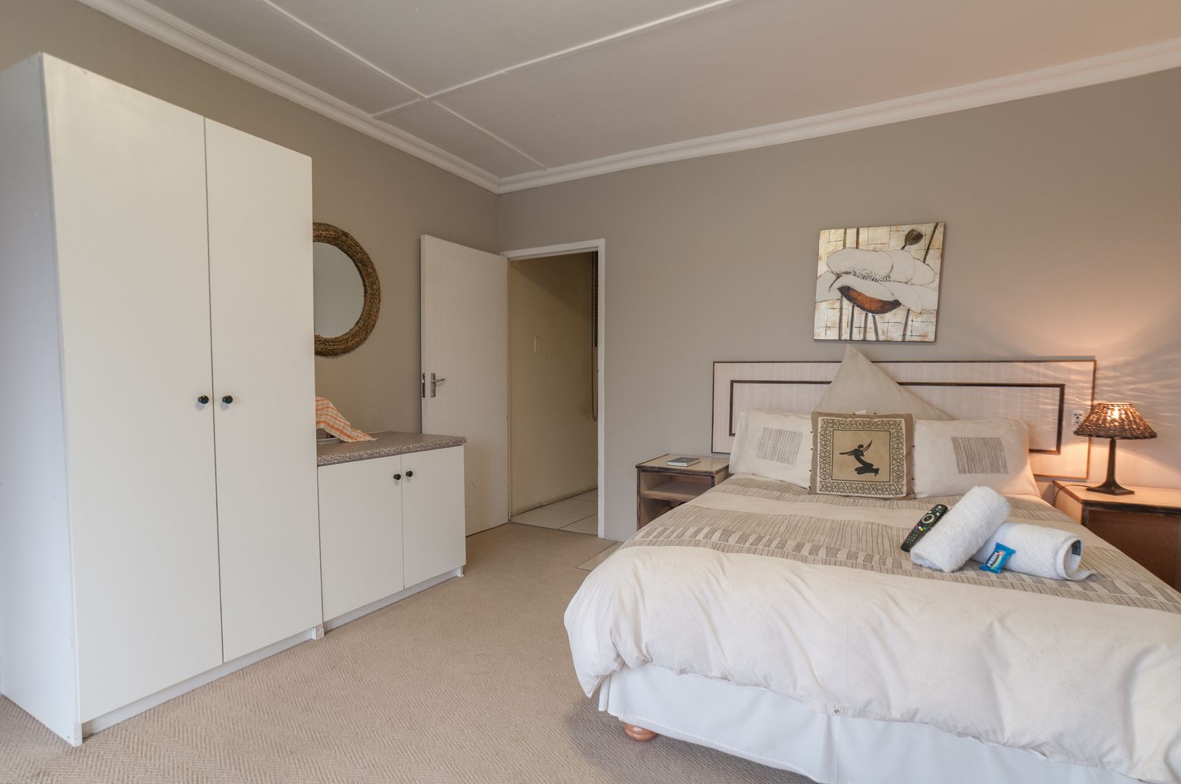 Spacious king bedroom